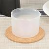 10pcs Cup Mat Natural Round Wooden Pads Non-Slip Cork Coaster Tea Coffee Mug Drinks Holder for Table Decor DIY Tableware