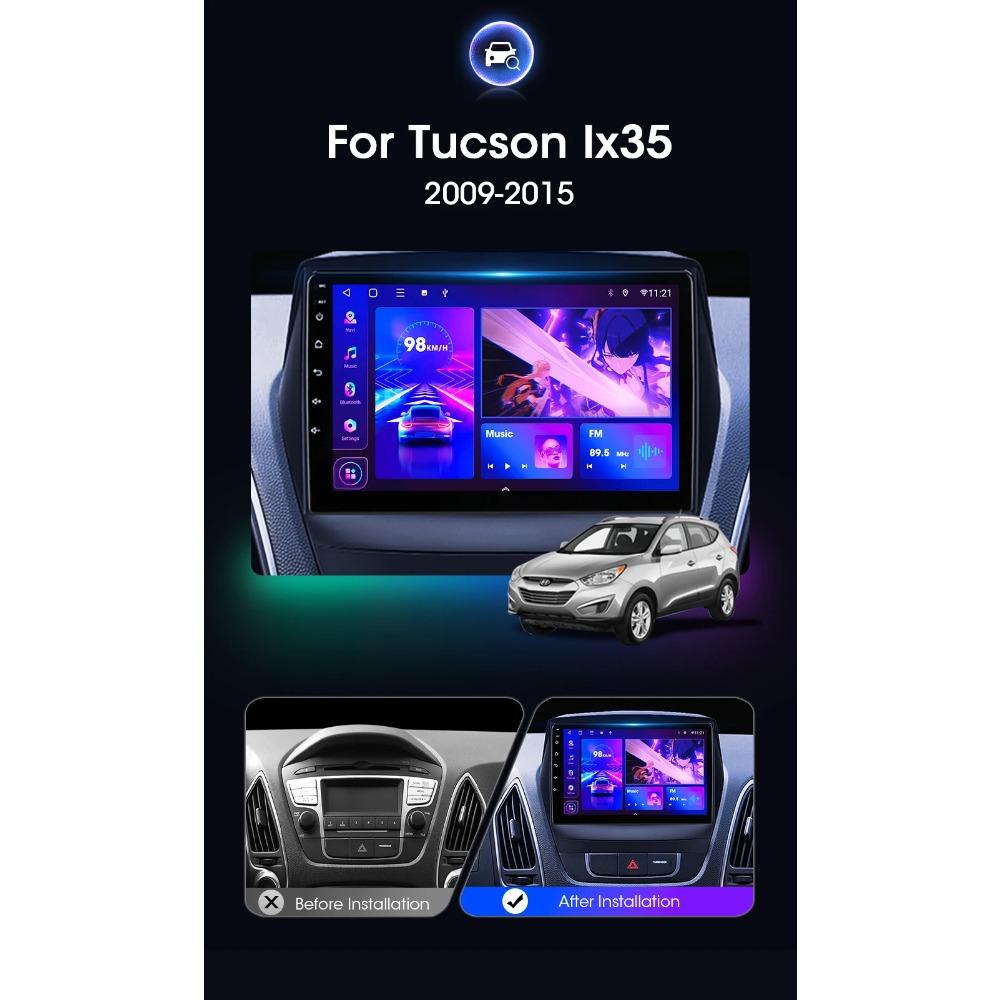 Srnubi 9" For Hyundai Tucson 2 LM IX35 2009-2015 Carplay Auto DSP 2din Android Car Radio Multimedia Video Player Navigation GPS