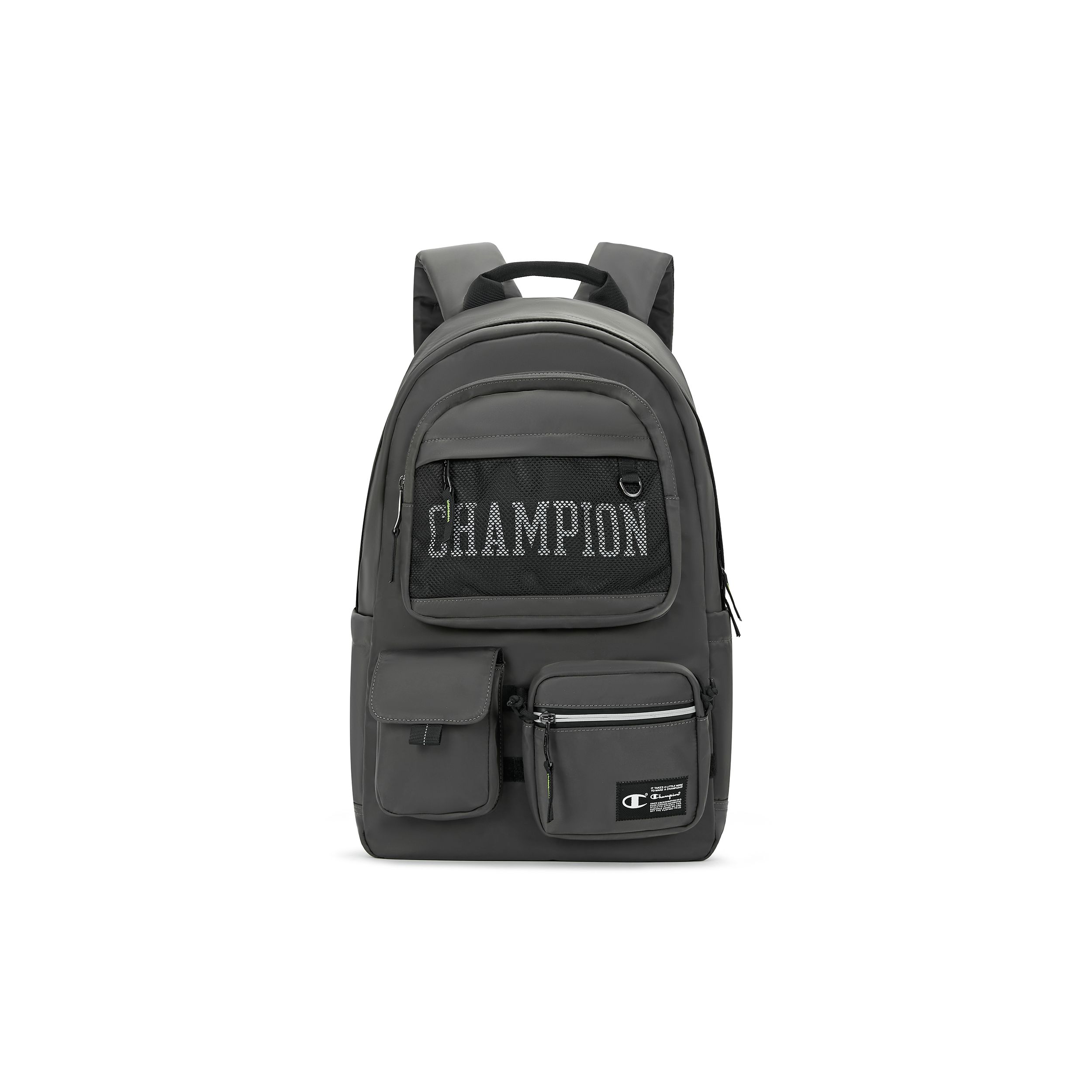 Champion FW24 Modular Structure Campus Logo Versatile Detachable Casual Fabric Backpack Large Unisex backpack Gray Camel U4CACPU03 Gray Camel,One Size