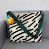 Slouchy Canvas Shoulder Bag for Women with Large Capacity