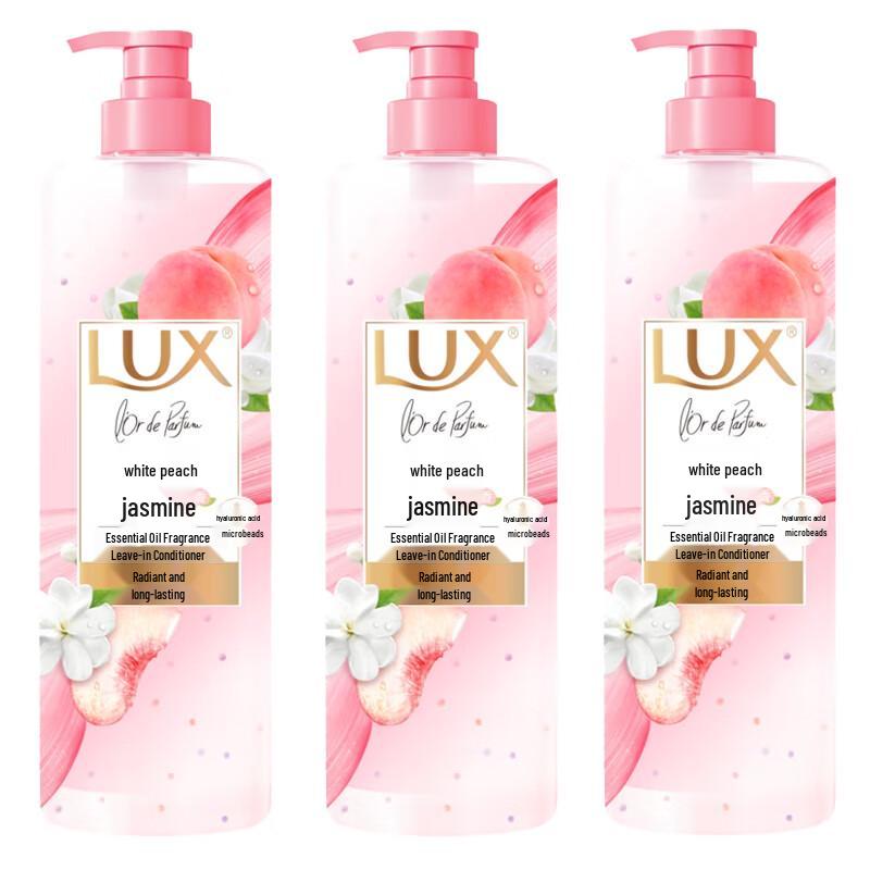 Lux White Peach Jasmine Scent Essential Oil Hair Conditioner