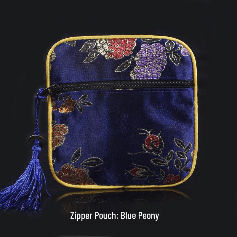 Chinese Osmanthus Embroidered Silk Brocade Sachet - Ethnic Style