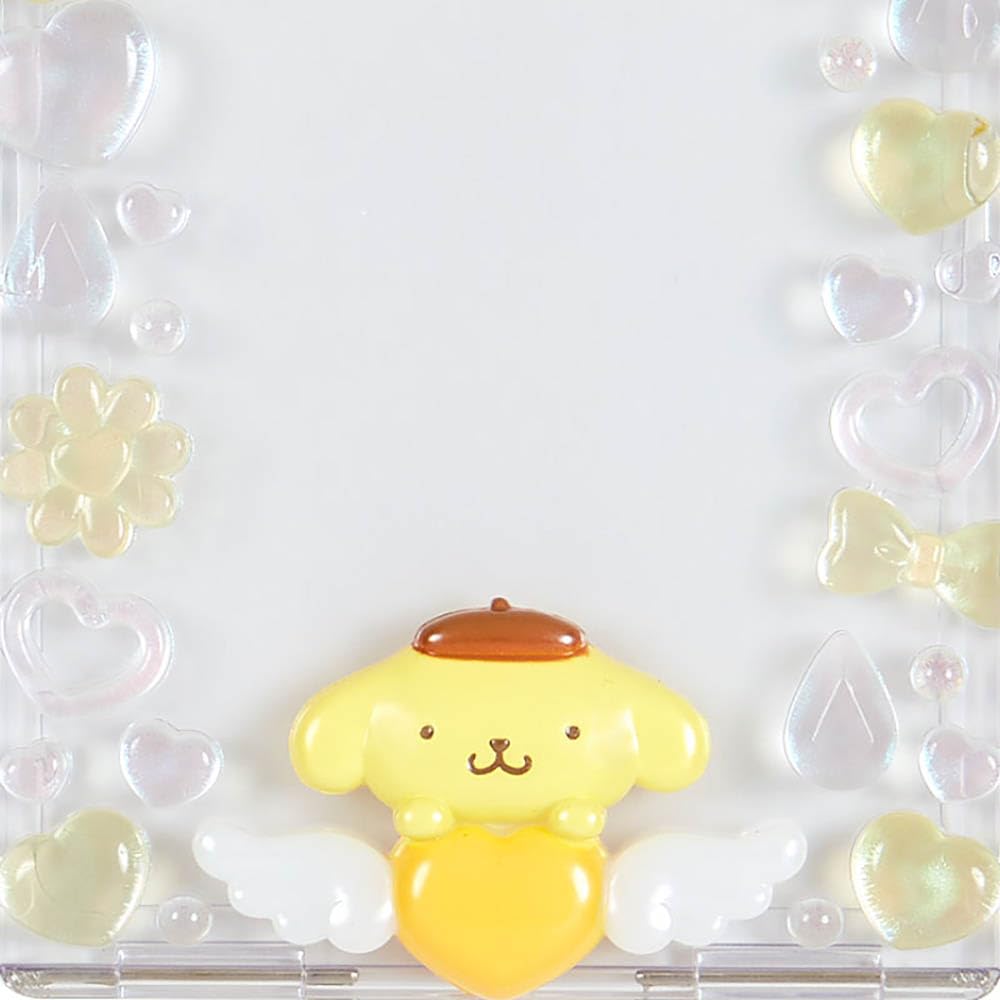 Sanrio Trading Card Holder Pompompurin X X Storage Up To X 689688 (Enjoy Idol) Approx. W7.4 D0.8 H10.5cm Capacity 9.2 6.6cm