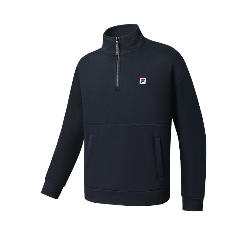 FILA TENNIS Sweatshirt Men s Serene Void Blue A11M543206FBU L