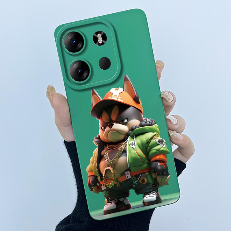 For Tecno Spark Go 2023 Pop 7 Pro BF7 Infinix Smart 7 Plus Smart7 HD Case Lovely Cartoon Cat Liquid Silicone Soft TPU Back Cover