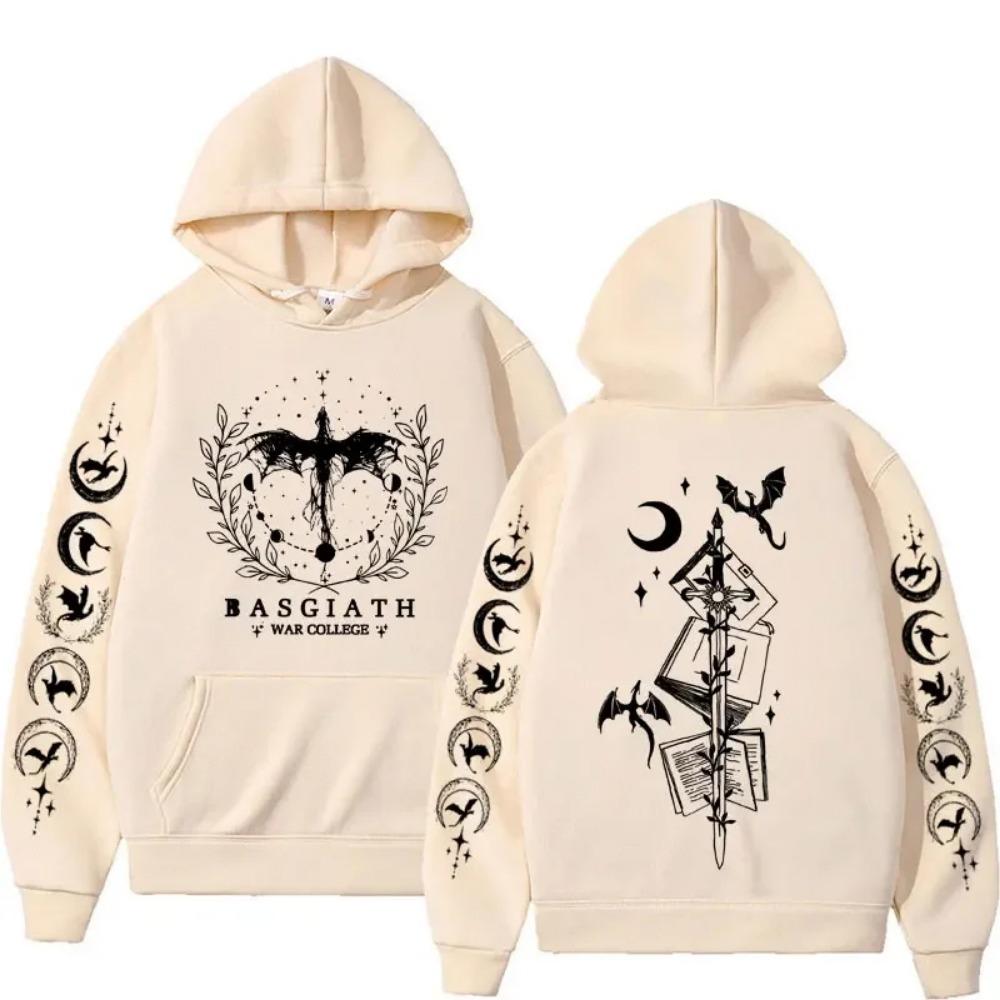 European American Fashion Men Women's Hoodies Fourth Wing Graphic Print Pullover Casual Kids Hoodies Long Sleeve Clothing