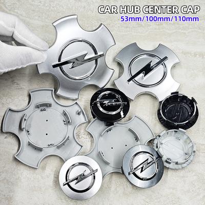 4 Stück 53mm/100mm/110mm Auto Radnabenkappe Logo Nabenkappe Abzeichen Emblem für Insignia Astra J H G F Corsa Zafira Tigra