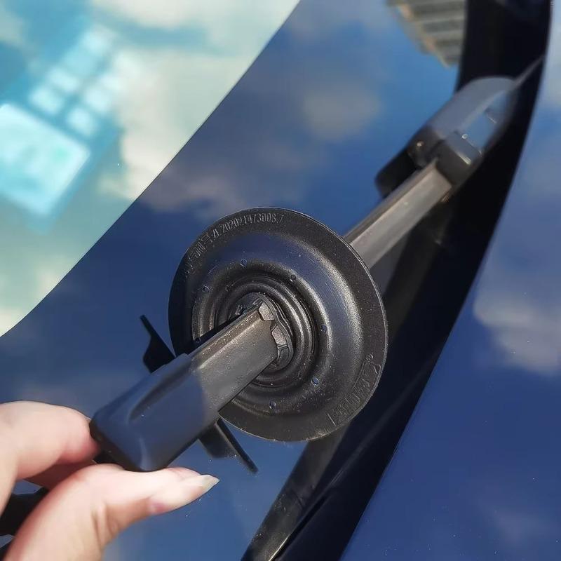 1/2pcs Car Wiper Bottom Hole Dustproof Cover Debris Leaves Falling Prevention Protective Covers Car Windshield Wiper Accessories