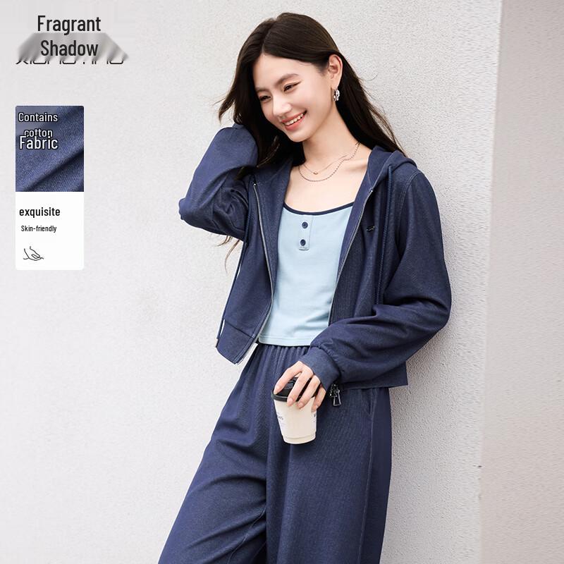 Xiangying Women s Casual Zipper Hoodie Jacket M