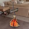 Witch Broom Ghostly Witch Broom Halloween Witch Broomstick with Light Up Dancing Haunted House Floor Decor Sound for Indoor