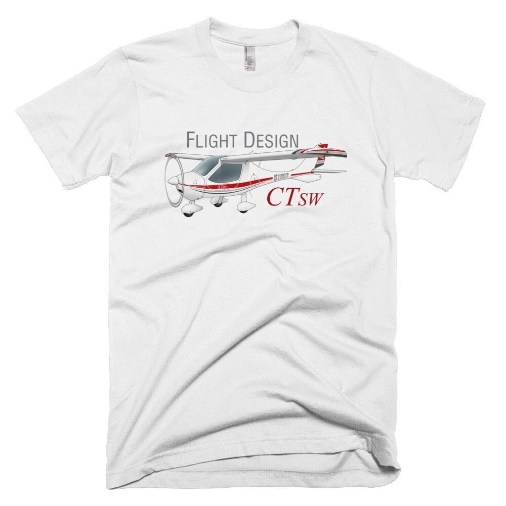 

Flight Design CTSW Airplane T-shirt- Personalized with N# 3XL