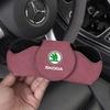 Car Suede Glasses Box Case Sun Visor Sunglasses Clip For Skoda Octavia Kodiaq Enyaq iV Kamiq Scala Superb Fabia Rapid Karoq Yeti