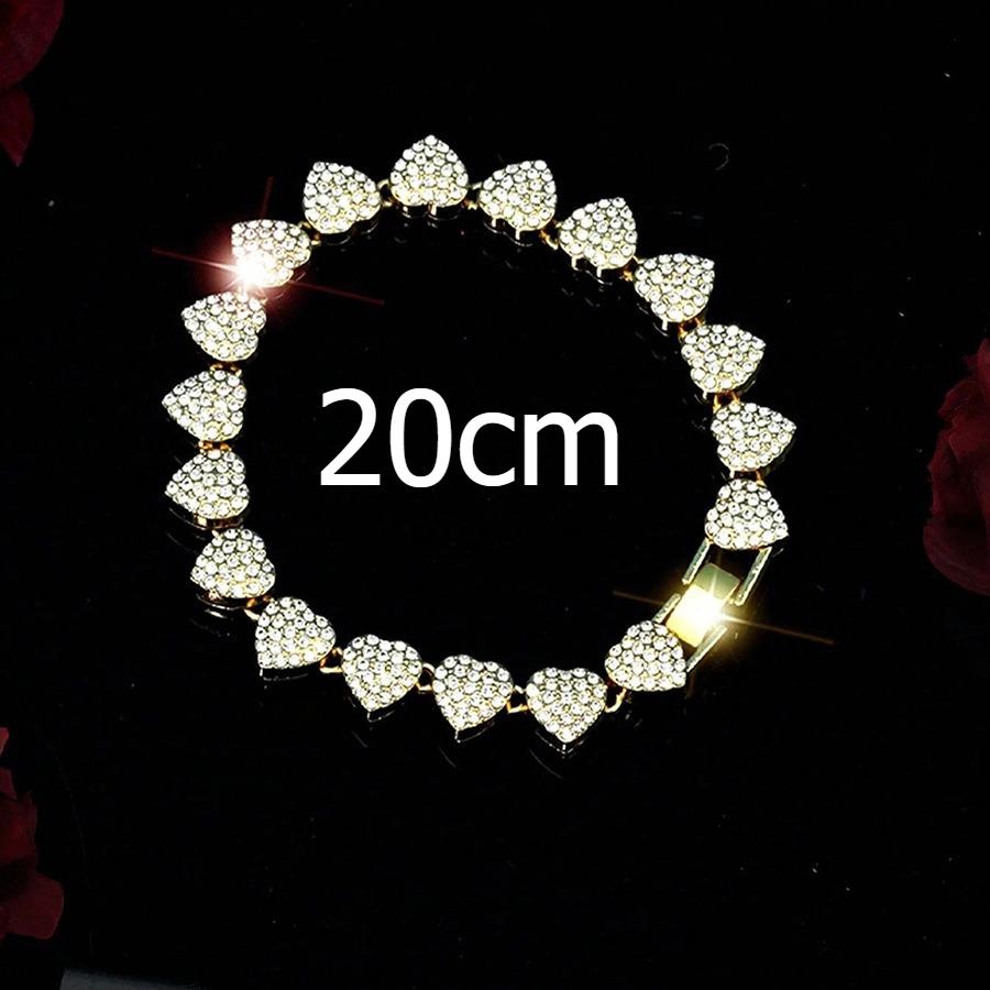 Łańcuszek kubański, naszyjnik w kształcie serca, biżuteria damska, bransoletka, modna i stylowa, wykwintna