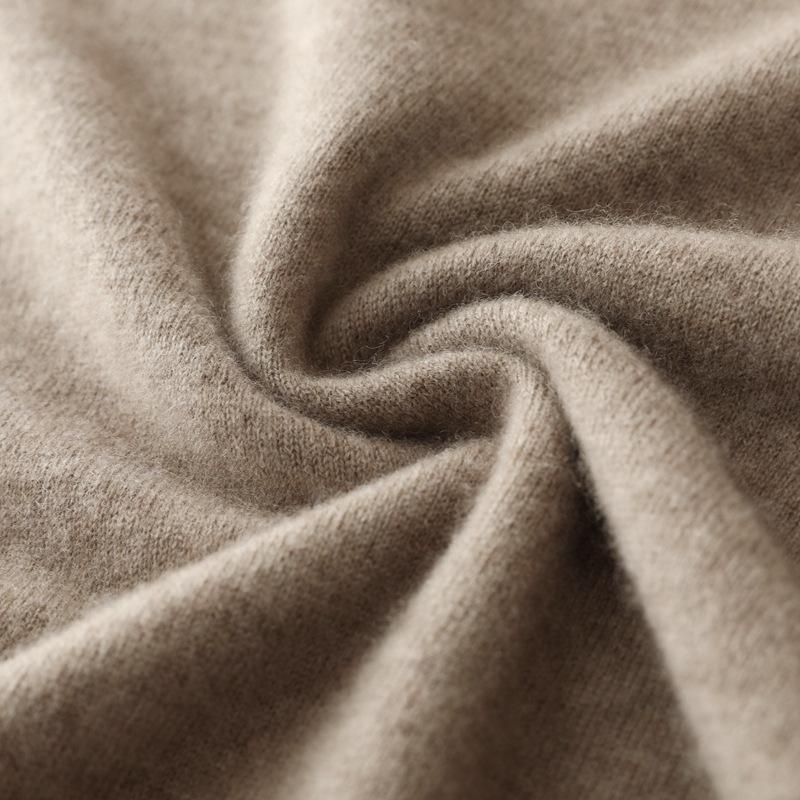 Cashmere Sweater Turtleneck Pullover Thickened Sweater Youth with Warm Cashmere Men Inside