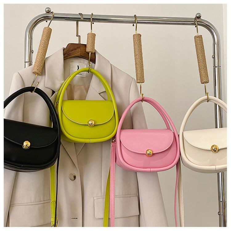 Stylish 2023 Summer New Simple Fashion Trend Shoulder Bag Street Style Saddle Bag