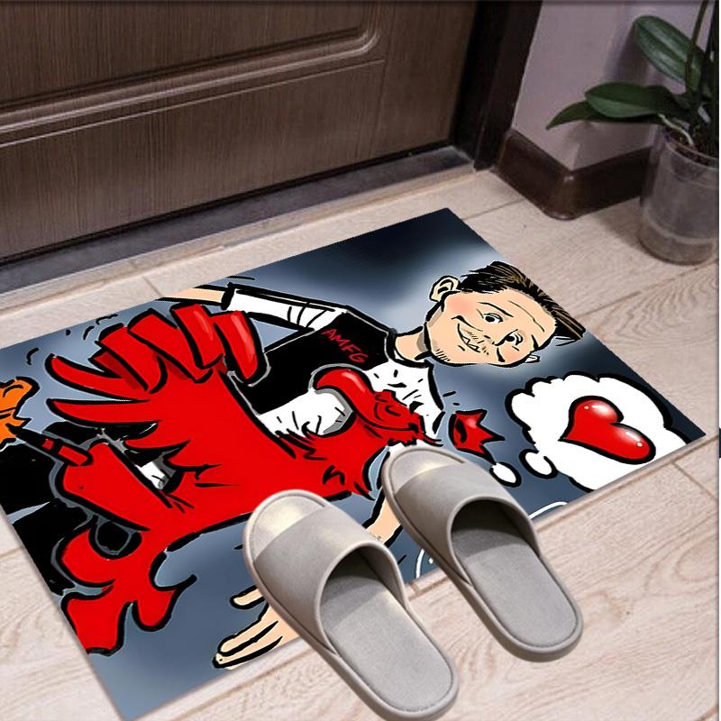 Eintracht Frankfurt Pattern Rug, Indoor/Outdoor Mat, for Picnic, Gameroom, Bedroom, Office, Living Room, Home Decor Carpet, Birthday Gift