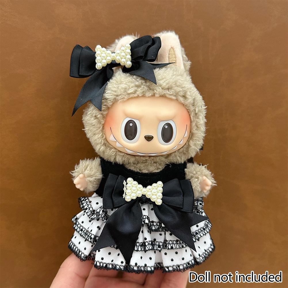 

Для 17 см Кукольная одежда Лабубу Модная одежда Толстовки Кукольная одежда Цветовые толстовки Кукольные аксессуары Милые украшения Маленькая одежда 11#