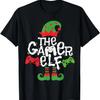 Gamer Elf Family Matching Christmas Group Funny Pajama Gifts T-Shirt