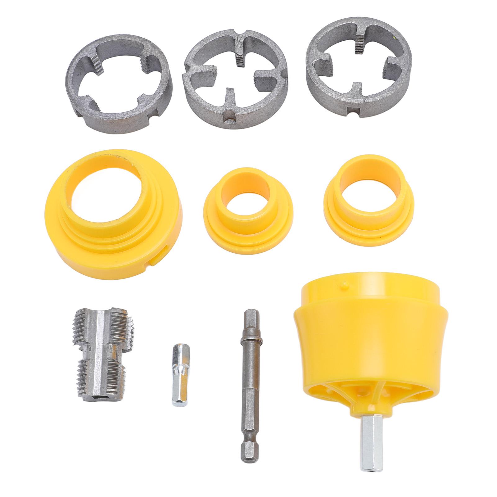 

PPR Pipe Threader Kit 1 4 Inch Hex Shank G1 2 G3 4 Standard Thread Pipe Threader Plumbing Tools