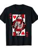 's Queen of Hearts T-Shirt - 100% Cotton (g) Retro Vintage Playing Card Design with Iconic Queen of