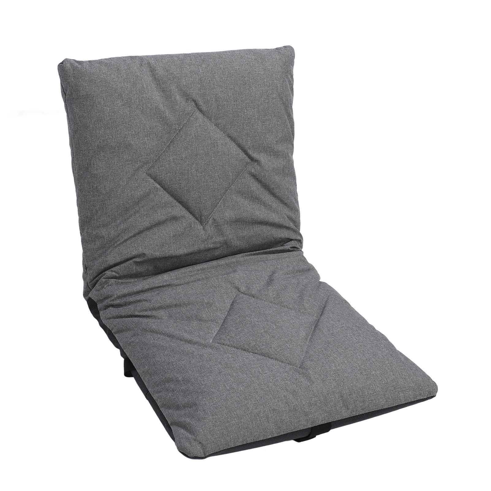 

Foldable St Cushion, Portable Camping Outdoor Chair Cushion with Backrest, Sturdy Metal Frame and Shoulder Straps, Comfortable Sting for Hi