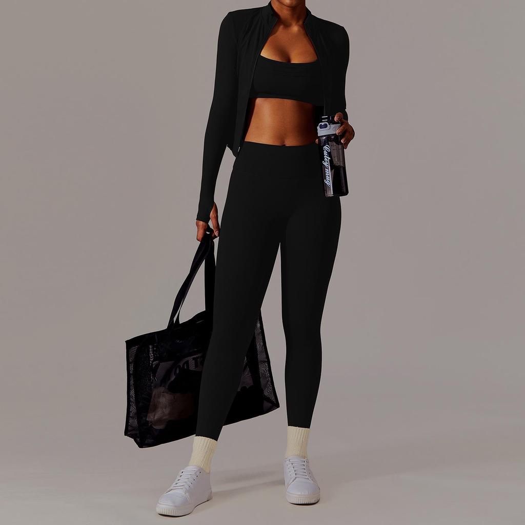 European Autumn Quick-Drying Long Sleeve Yoga & Running Set