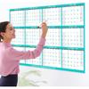 24" x 36" 2026 Wall Calendar with 3 Pack Fineliner Color Pens, Large 12 Month Annual Yearly Planner, Erasable Wet & Dry Erase Laminated Calendar for