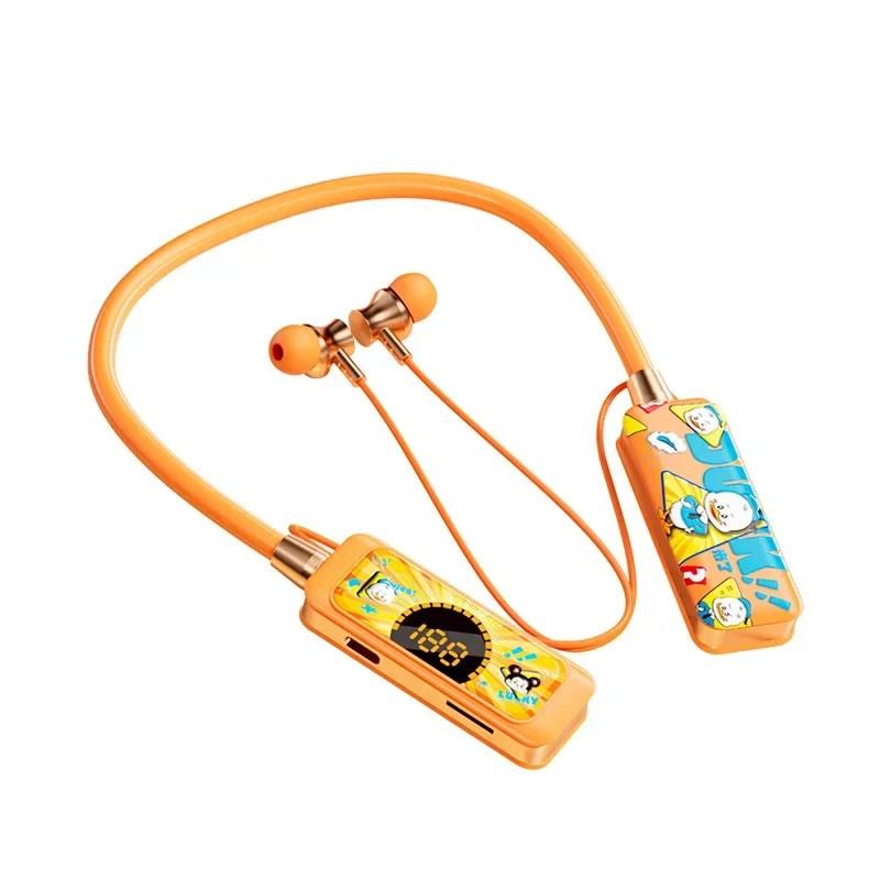 Bluetooth 5.4 Hodetelefoner Nakkebånd Ørepropper Bluetooth Headsets Støyreduksjon Ørepropper Stemmeassistent Ører Ryggstøtte TF Avspilling