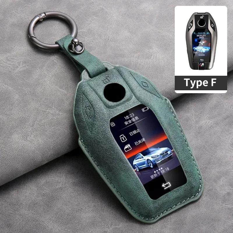 Leather Car Smart Key Case Cover for Bmw X3 G01 G31 X5 G05 X4 G02 G30 G32 I8 X7 M5X F20 Car Key Case Cover Shell Fob for BMW