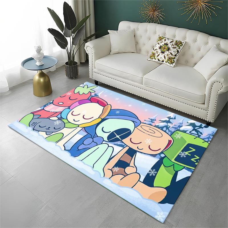 Игровой Коврик Dandy World Мультяшный Нескользящий Ковер для Гостиной, Спальни, Игровой Комнаты, Мягкий Ковер Напольный Коврик Домашний Декор Ковер Детская Комната 40x60cm