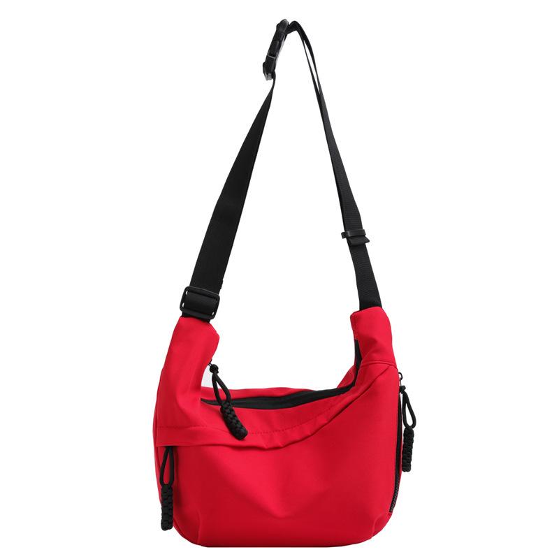 Women's Casual Oxford Cloth Shoulder & Crossbody Bag - Solid Color, Fashionable Commuter Style