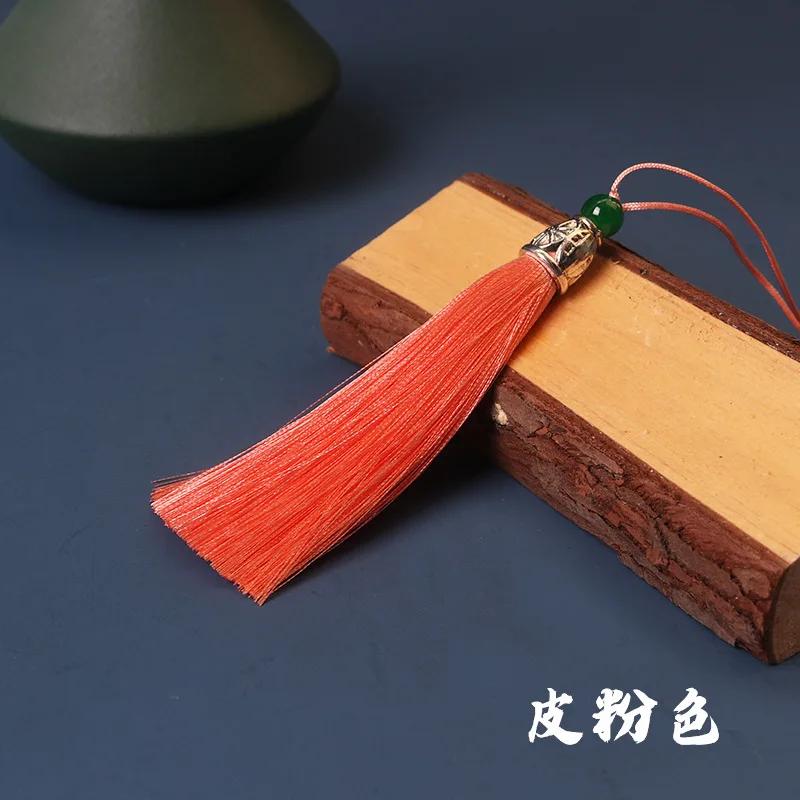 5pcs/Pack 10cm Multicolor Cotton Silk Tassel Cords Brush for Earrings Charm Pendant Tassel Fringe DIY Jewelry Making