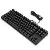 87 Keys Mechanical Keyboard Entertainment Gaming Mixed Light Computer Accessories 919Black