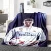 Soccer Player Action Blankets Flannel Printed Breathable Warm Throw Blanket for Home Office Bedspreads 0708a147