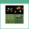 Premium Quality Solar Power Lily Rose Flower Garden Stake Lamp For Outdoor Elegance