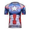 T-shirt Avengers Heroes Stampata 3D da Uomo Costume di Halloween per Role Playing Moda Casual Estiva Manica Corta Girocollo Top