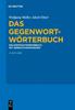 Kniha Das Gegenwort-Worterbuch