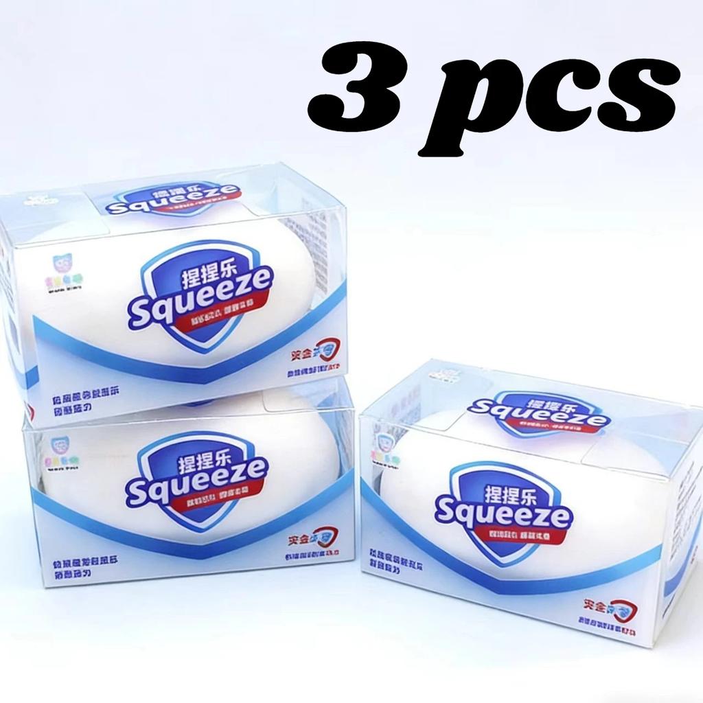 Sapone Morbido a Forma di Sapone Squishy Palla Antistress Giocattolo Fidget Palla Croccante da Spremere Giocattoli ASMR Antistress Decompressione per Adulti