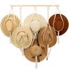 Nordic Boho Cotton Rope Hanging Hat Organizer Display Rack Cap Holder Scarf Hanger Macrame Home Wall Decor