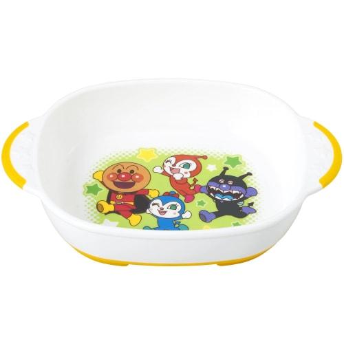 LEC Anpanman Small Plate (16 x 11 x 3 cm) Microwave, Dishwasher, and Boilable Disinfectant Safe/Non-Slip