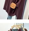 Plus Size Irregular One-Shoulder Long-Sleeve T-Shirt - Women's New Loose Slimming Top for Spring and Autumn