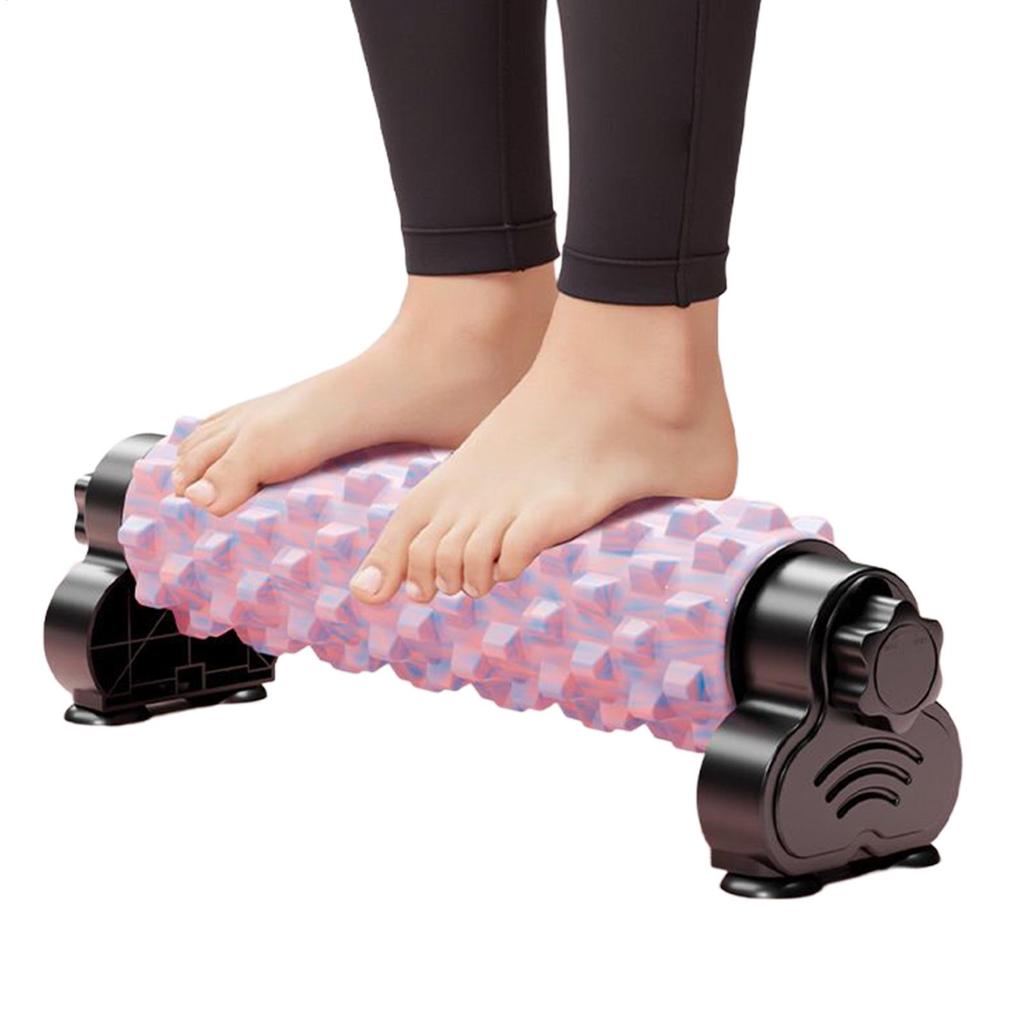 Massage Foam Roller Deep Back Stretching with Suction Cup Body Foam Roller with Holder for Home Studio Yoga Pilates Fitness