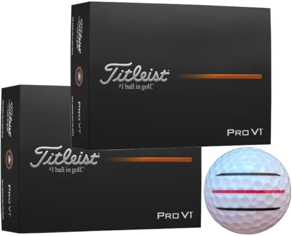 

Titleist 2025 Pro V1 V1X Лінія 2 [Лінія Hapiraki_Golf] (V1_Білий Десяток_3 Рядки) білий
