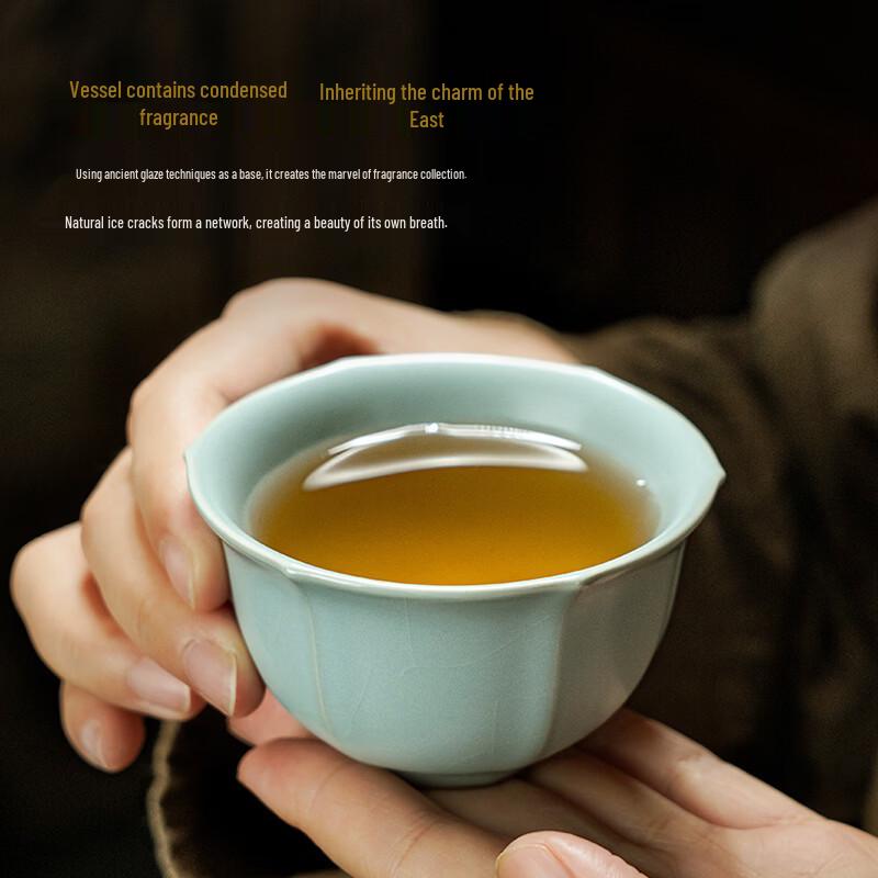 Qing Dan Mo Ya Jingdezhen Ruyao Celadon Tea Collection