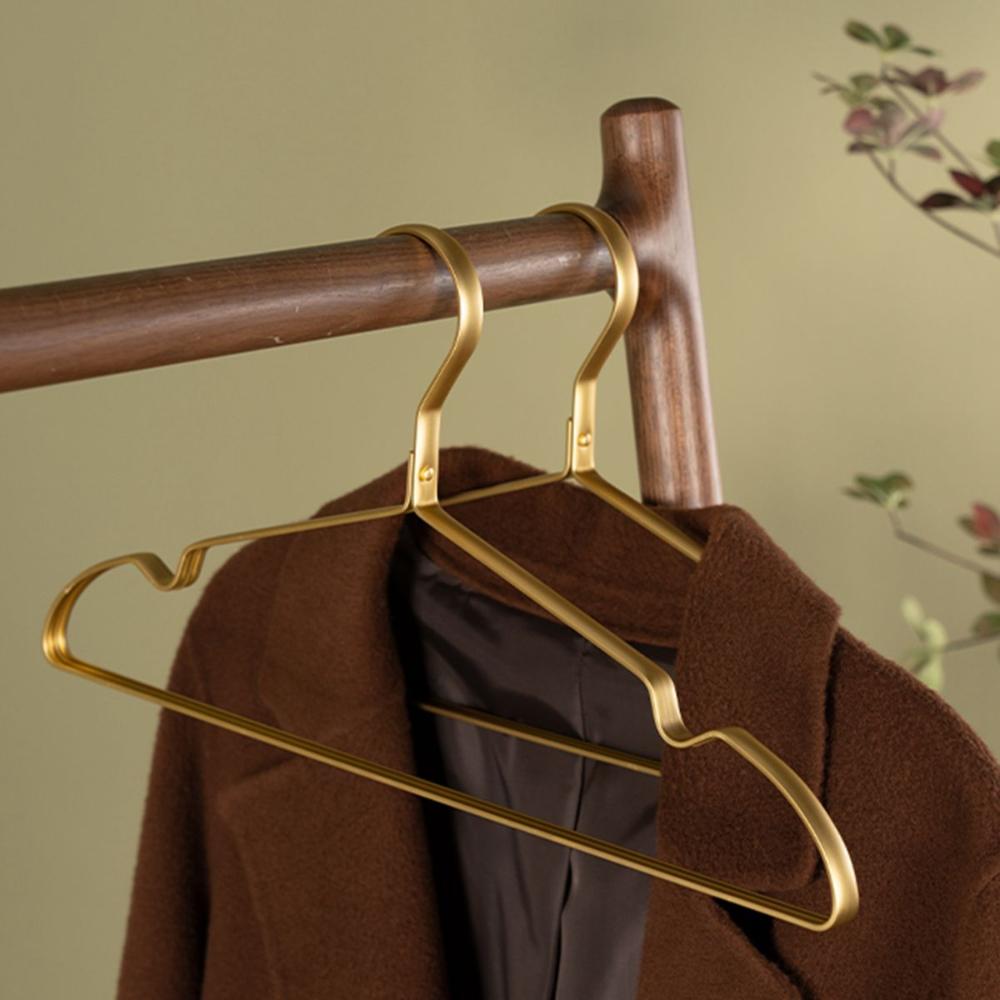 

Прочные роскошные подвесные вешалки из алюминиевого цинкового сплава, держатели для одежды, органайзер для хранения, сушилка