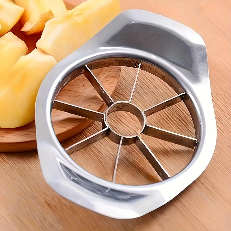 Stainless steel apple slicer Reusable corer and divider Creative Fruit Cutter Essential kitchen gadgets Very suitable for outdoor picnics and