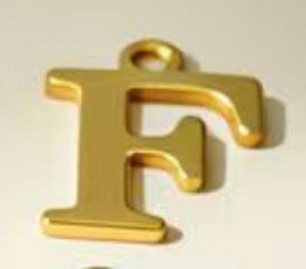 DIY Jewelry Accessories: 26 Alphabet Titanium Steel Pendants for Bracelets, Necklaces, Handmade Charms
