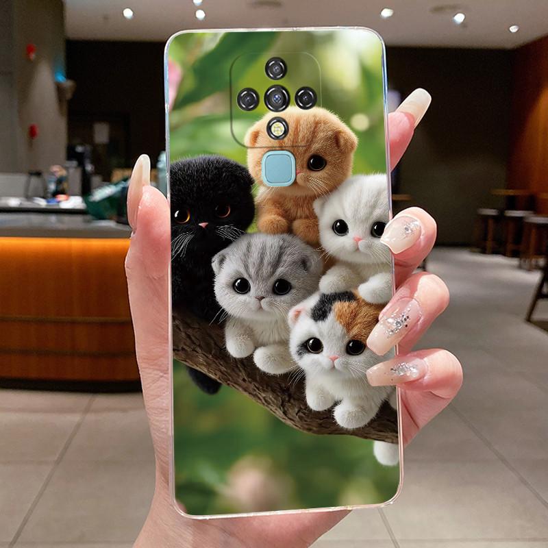 For Tecno Camon 16 CE7j CE7 CE9h Back Cover Tecno Camon 16 Pro Case Luxury Cute Cool Boys Girls Transparent Soft TPU Phone Case