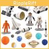 Space Rocket Satellite Model Set With Pvc Material For Kids Educational Science Toys