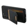 For Samsung Galaxy S22+ 5G Litchi Texture Leather+TPU Case Card Slots